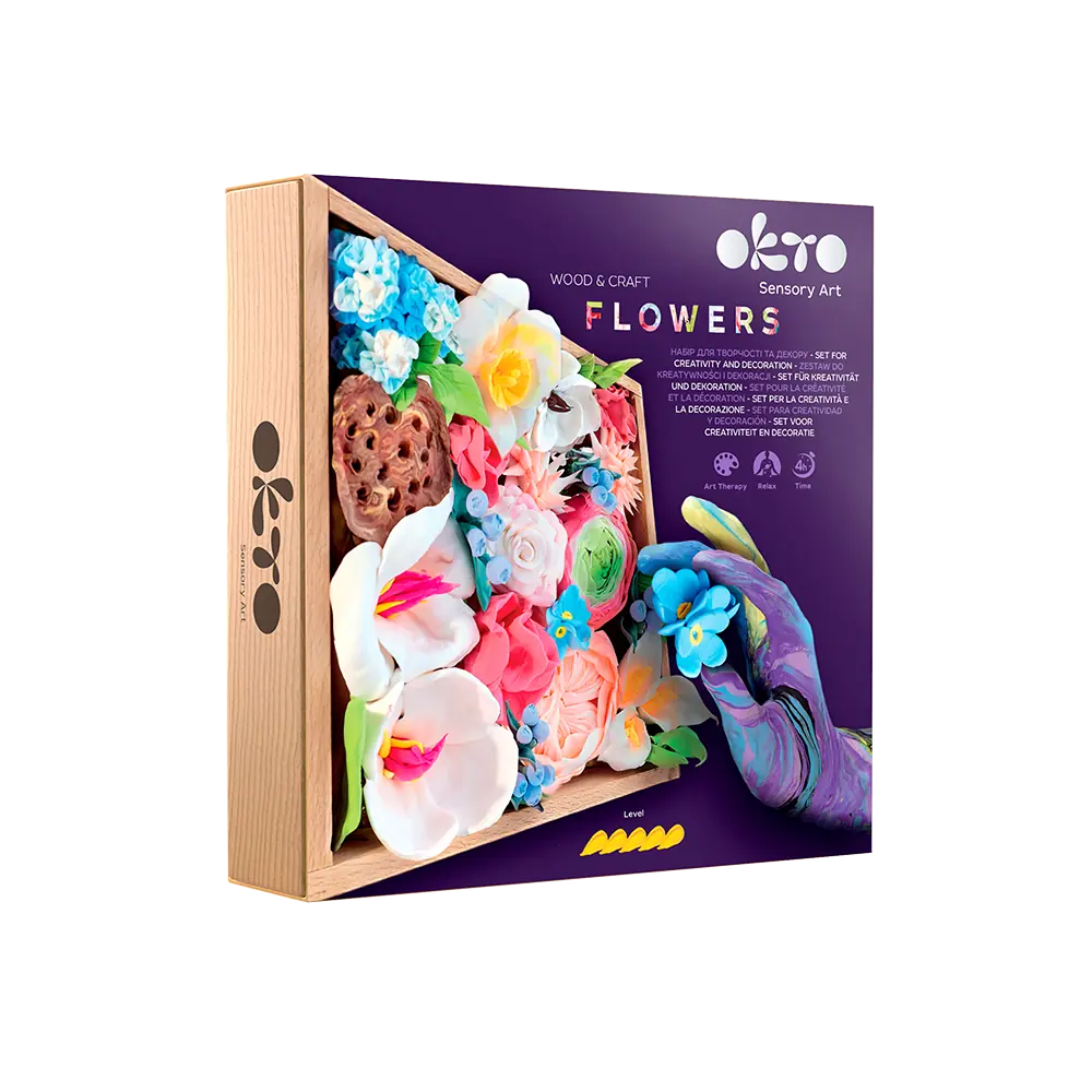 Zestaw Wood&Craft DIY „Kwiaty ROMANCE